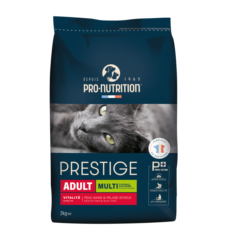PRESTIGE CHAT ADULT MULTI - A LA VOLAILLE ET AUX LEGUMES