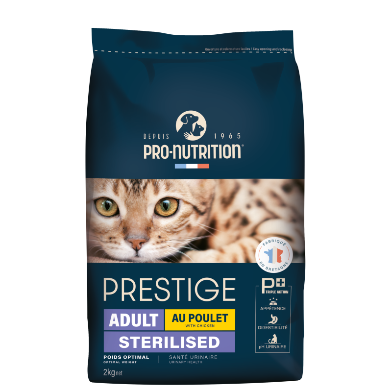 PRESTIGE CHAT ADULT STERILISED AU POULET 2KG