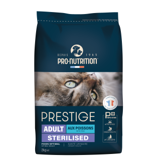 PRESTIGE CHAT ADULT STERILIZED AUX POISSONS BLANCS
