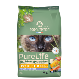 PURE LIFE CHAT STERILISE POULET