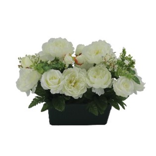 JARDINIERE H32X50 COULEURS MELANGEES