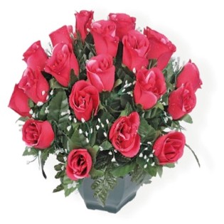 COUPE BOUTONS DE ROSE H24 DM 34 COULEURS MELANGEES