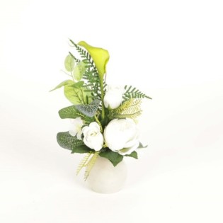 COUPE BOULE PLEINE CIMENT H35CM