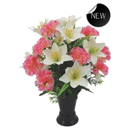 BOUQUET FUNERAIRE H44DM38CM