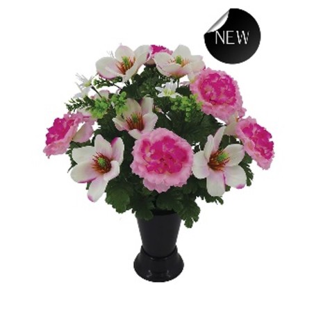 BOUQUET FUNERAIRE H42DM40CM