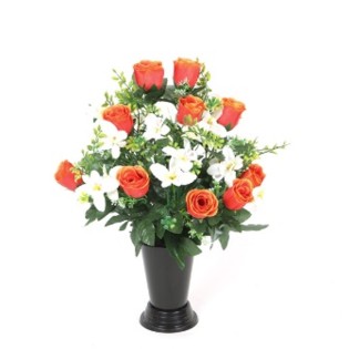 BOUQUET FUNERAIRE  H45 DM34