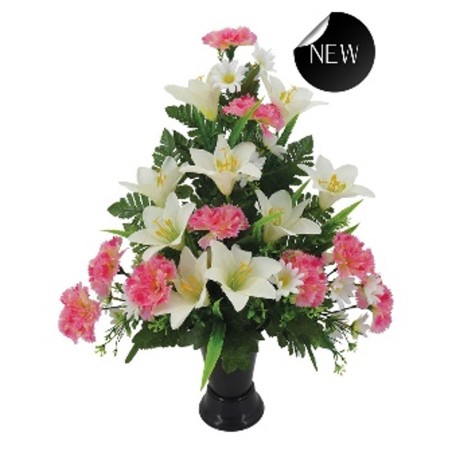 BOUQUET FUNERAIRE H54DM45CM