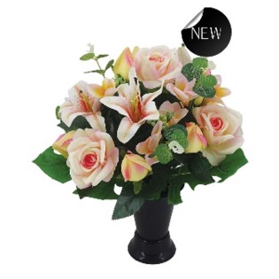 BOUQUET FUNERAIRE H41DM40CM