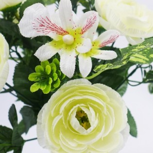 BOUQUET FUNERAIRE H42DM30CM