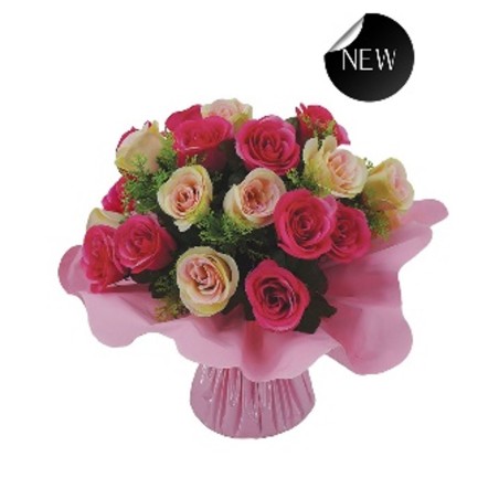 BOUQUET BULLE H33DM36CM