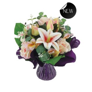 BOUQUET BULLE H40DM45CM
