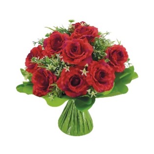 BOUQUET BULLE H40DM35CM COULEURS MELANGEES