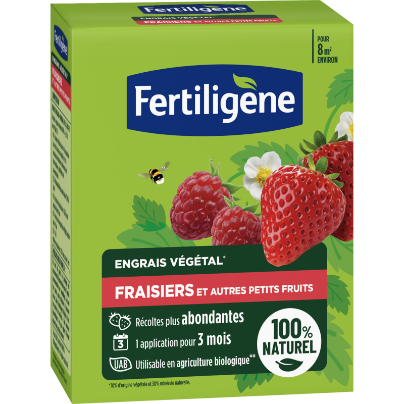 Fertiligène Engrais fraisiers et autres petits fruits 650g