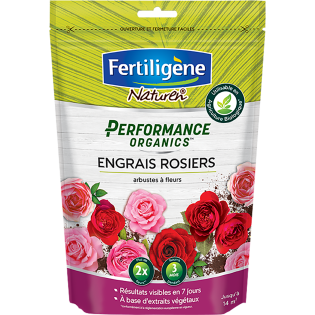 Performance organics engrais rosiers, arbustes à fleurs 700g