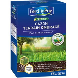 Gazon terrain ombragé 875G - 35m²