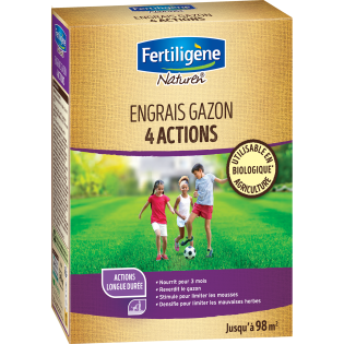 Engrais gazon 4 actions