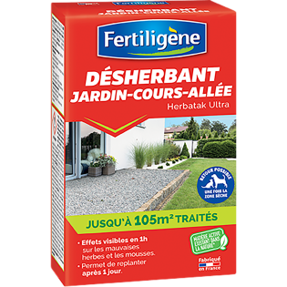 Désherbants jardin cours allées concentrés
