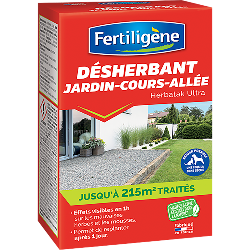 Désherbants jardin cours allées concentrés