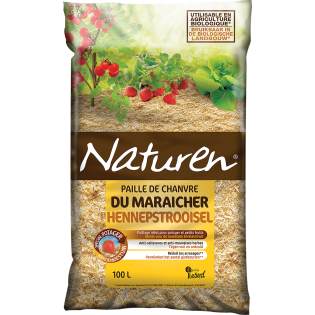 Paillage du maraicher, paille de chanvre 100L