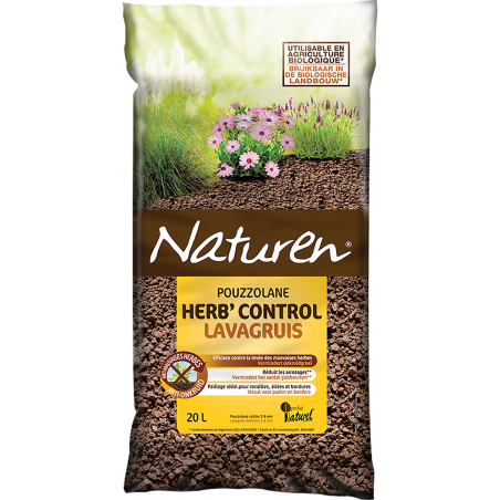 Paillage pouzzolane herb'control 20L