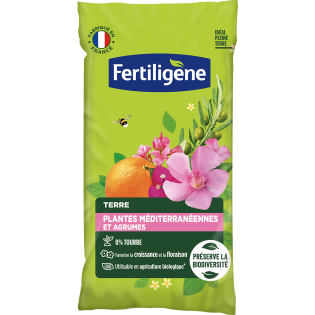 Terre plantes méditerranéennes et agrumes 0% tourbe 40L