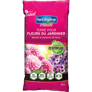 Terre pour fleurs du jardinier 0% tourbe 40L