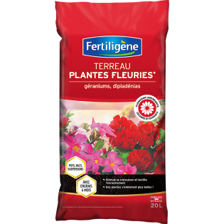 Terreau plantes fleuries et géraniums 20L