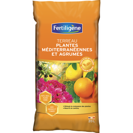 Terreau plantes méditerranéennes, agrumes