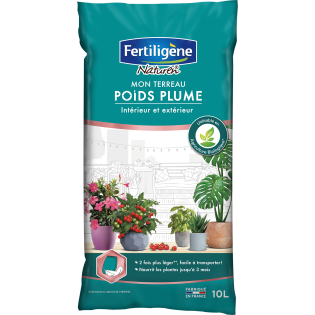 Terreau poids plume intérieur et extérieur 10L