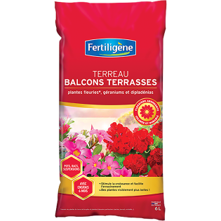 Terreau balcons et terrasses 6L