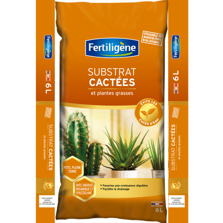 Substrat pour cactées 6L