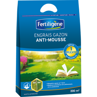 Engrais gazon antimousse 7Kg