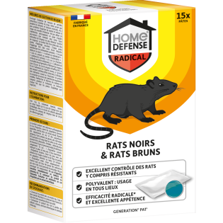 Rats noirs et rats bruns pâtes 150g