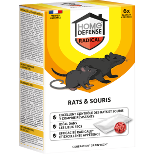 Rats et souris céréales 150g