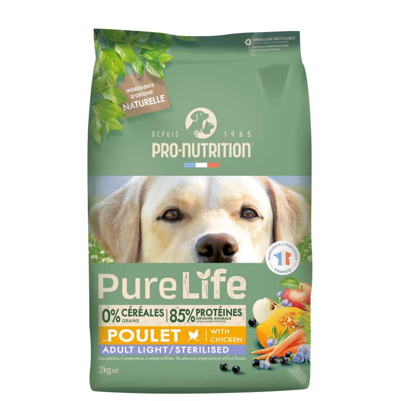 PURE LIFE CHIEN ADULT LIGHT STERILISE