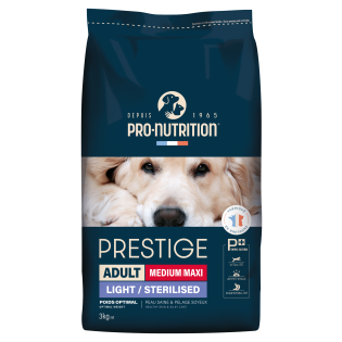 PRESTIGE CHIEN ADULT MEDIUM MAXI LIGHT STERILISED