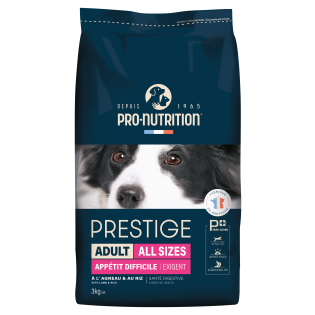 PRESTIGE CHIEN ADULT ALL SIZES - EXIGENT - AGNEAU / RIZ