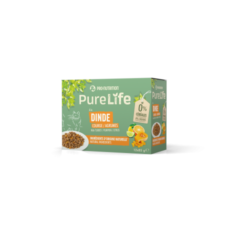 PURE LIFE CHAT WET DINDE 12x85g