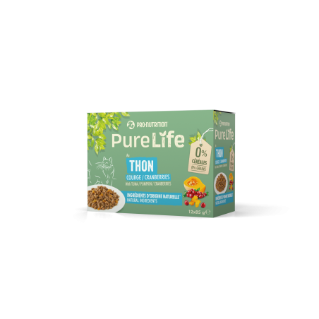 PURE LIFE CHAT WET THON 12x85g