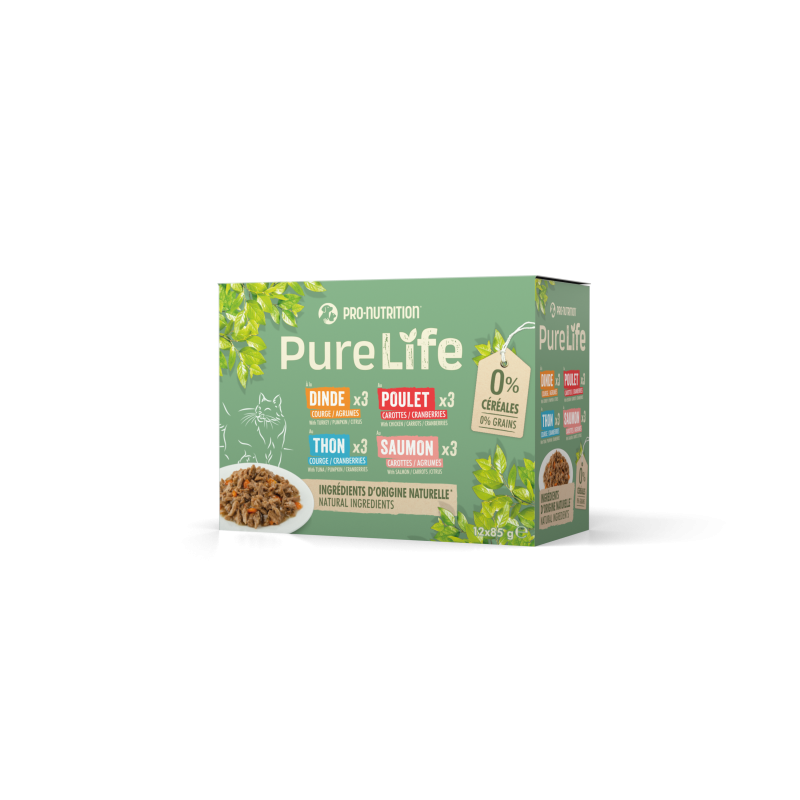 PURE LIFE CHAT WET MULTI 12x85g