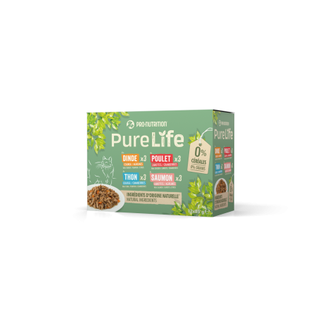 PURE LIFE CHAT WET MULTI 12x85g