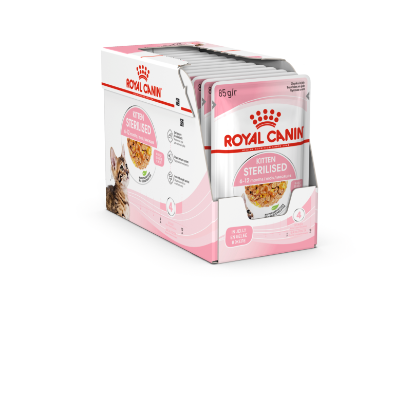 KITTEN STERILISED GELEE 12X85G