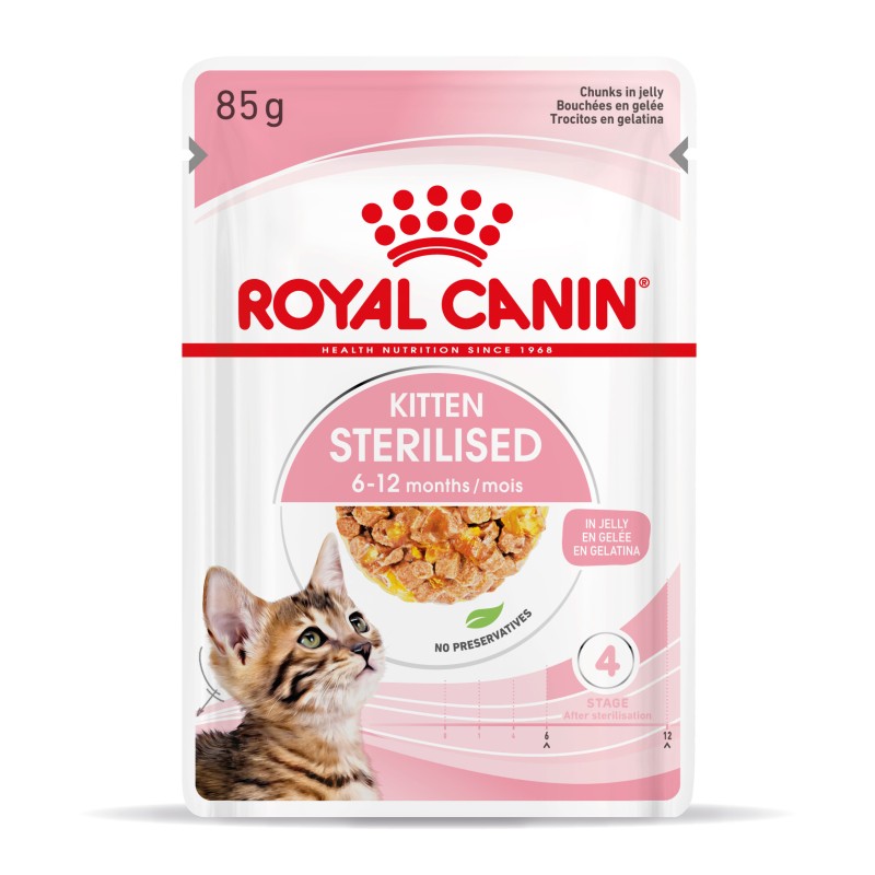 KITTEN STERILISED GELEE 12X85G