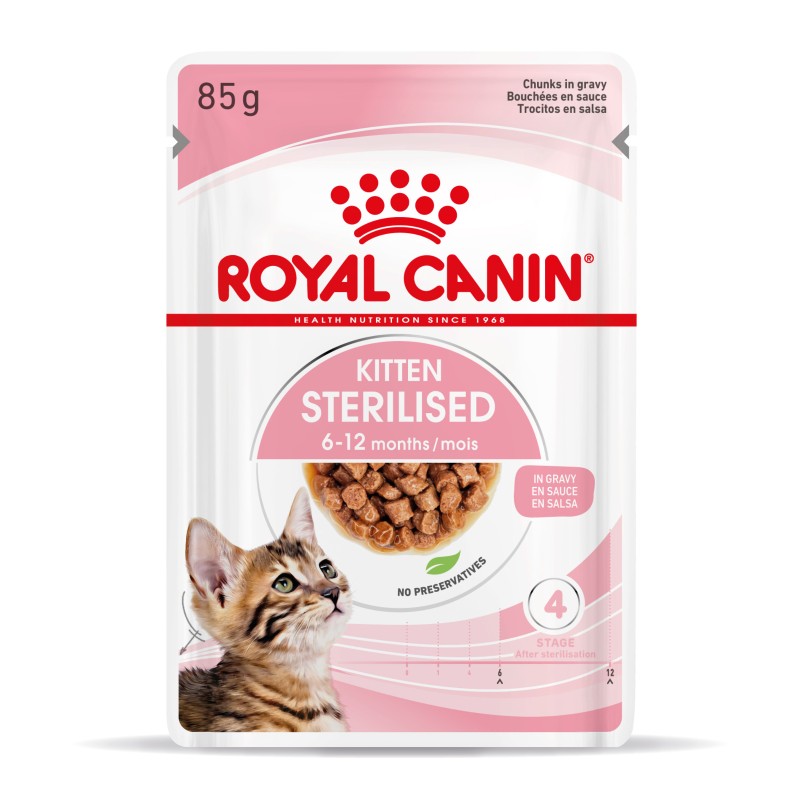 KITTEN STERILISED SAUCE 12X85G