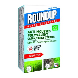 Anti-mousses gazon troncs d'arbres 250ml