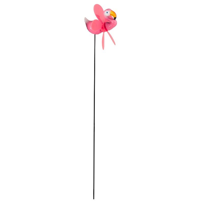 Flamant rose et paon