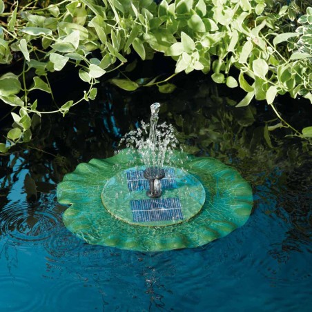 Fontaine nénuphar flottant