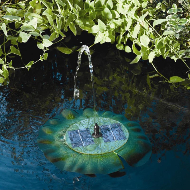 Fontaine nénuphar flottant