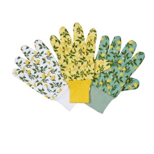 Gants Coton grip Citron taille 8 M