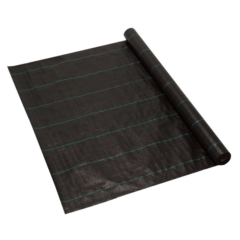 G100 Tissu Anti Mauvaises Herbes 15m x 1m